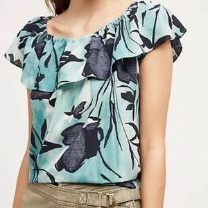 Maeve floral print top